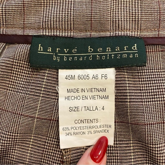 Harve‘ Benard Vintage Plaid Dress Pants - Picture 8 of 8